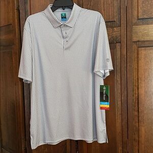 Champion Men's Checkered Polo Shirt - Black and White